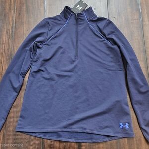 Under Armour Dark Blue Zip-Up Top